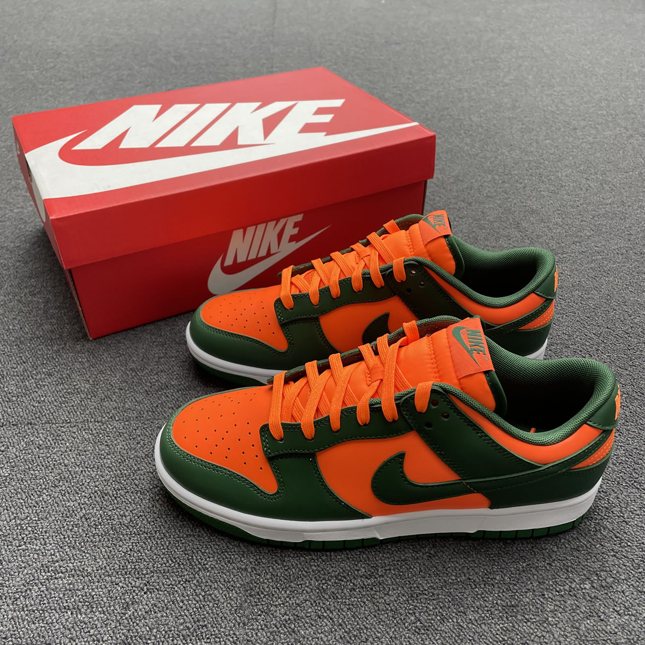 Nike Dunk Low Miami Hurricanes Dd1391 300 (9) - newkick.vip